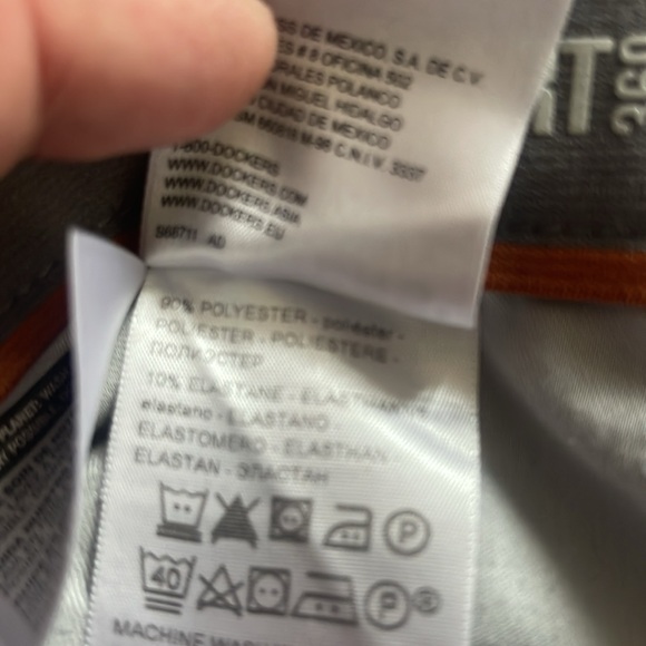 Barely worn, dockers smart 360 tech pants in grey 36x32 - Picture 4 of 4